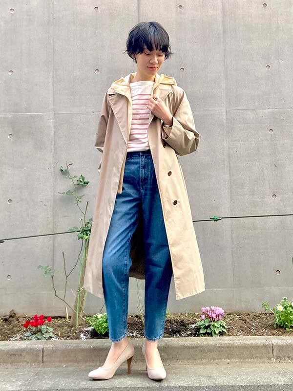 PLST コットンブレンドハーフトレンチコート 直売特注 www.mtsn1llg.sch.id